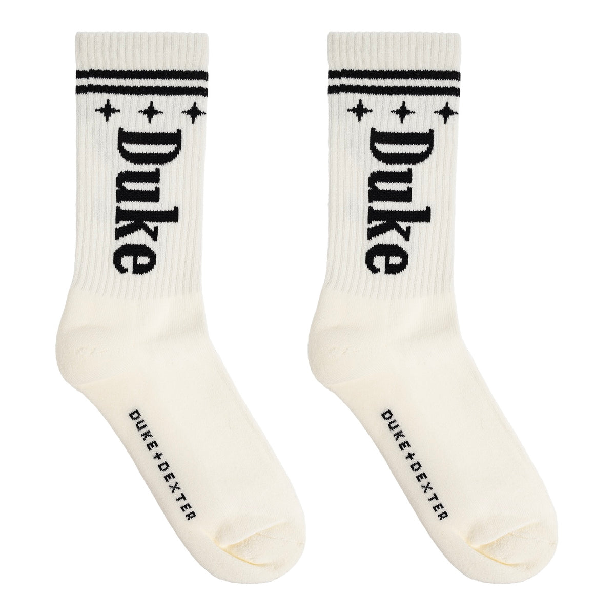 Calcetines Duke + Dexter White + Black (1 un)