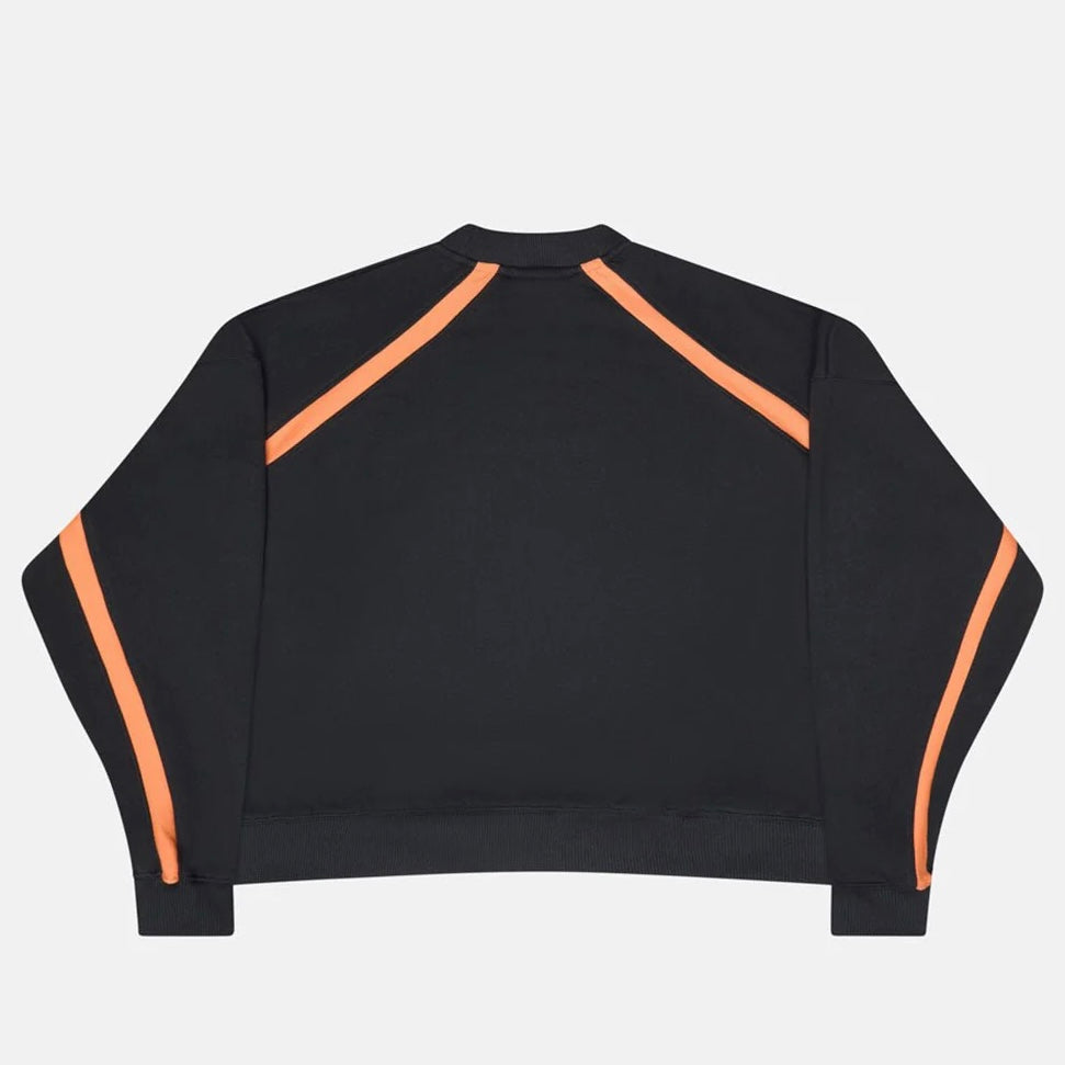 Poleron Cold Culture Detailed Crewneck Black