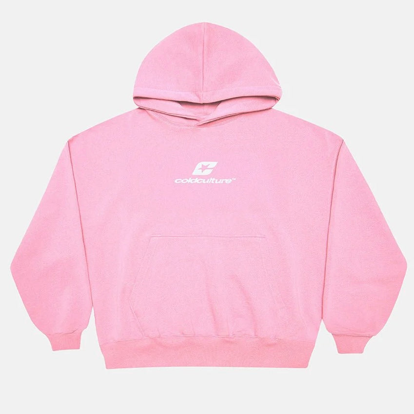 Poleron Cold Culture Cuved Hoodie Pink