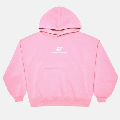Poleron Cold Culture Cuved Hoodie Pink
