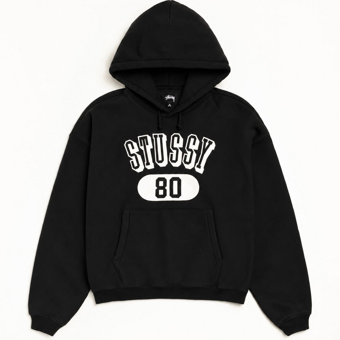 Poleron Stussy 80 Relaxed Hood Black