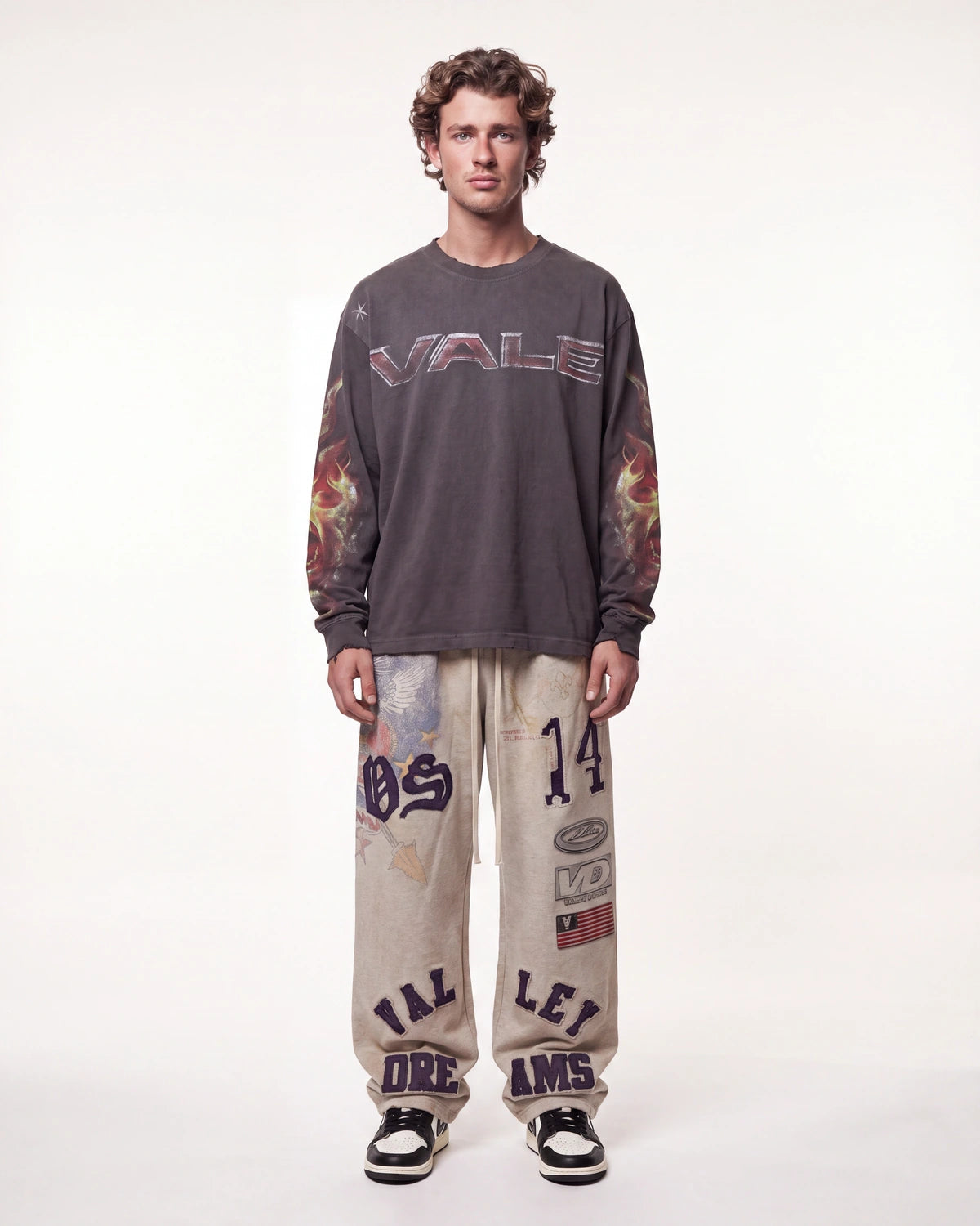 Polera Vale Forever Valley Dreams Trunks Vs Freezer Budokai L/S Black