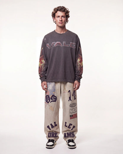 Polera Vale Forever Valley Dreams Trunks Vs Freezer Budokai L/S Black