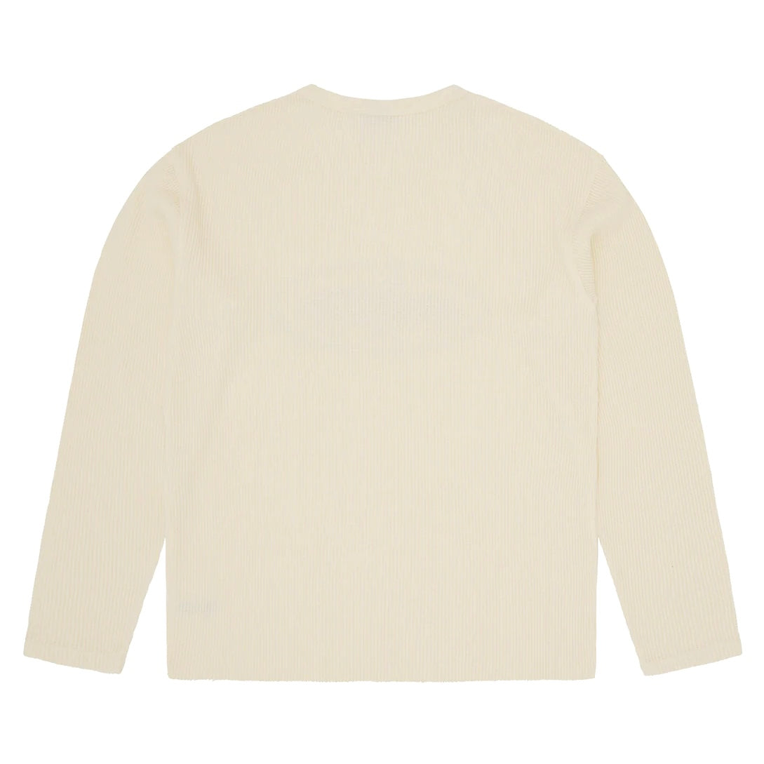 Polera Corteiz Island Waffle Thermal Cream