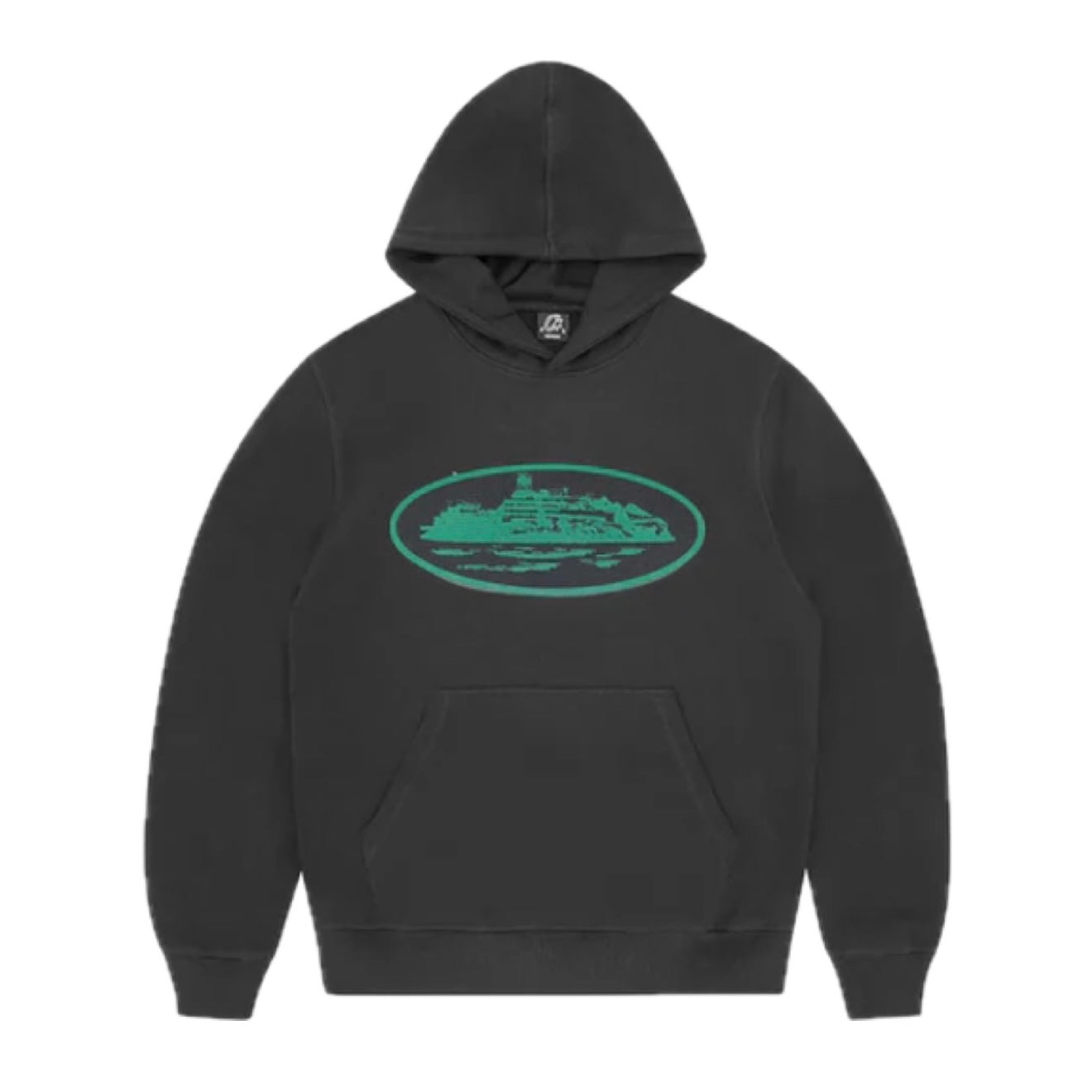 Poleron Corteiz Alcatraz V2 Black/Green