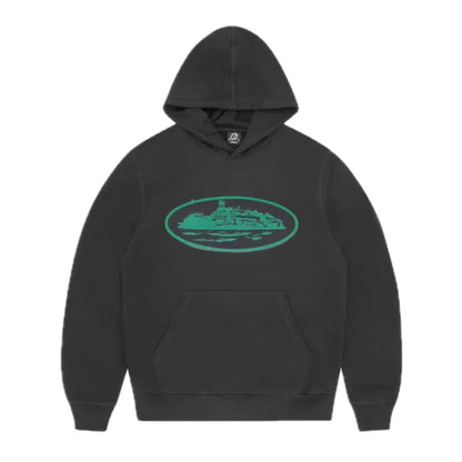 Poleron Corteiz Alcatraz V2 Black/Green