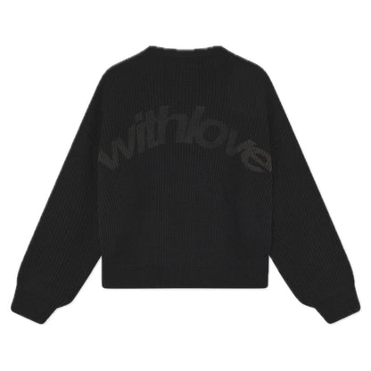 Sweater Scuffers Amore Black Knit
