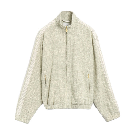 Chaqueta Drole de Monsieur La Trackjacket Tweed Light Green