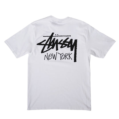 Polera Stussy New York White