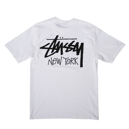 Polera Stussy New York White