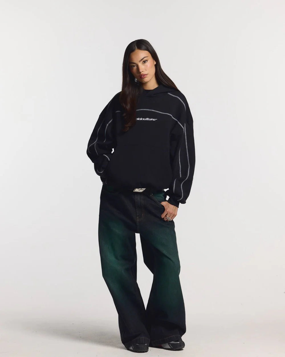 Poleron Cold Culture Roller Hoodie Black