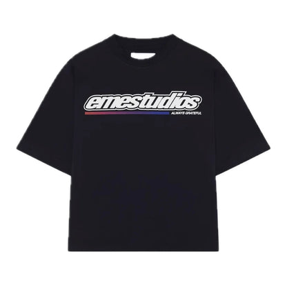 Polera Eme Studios Scale Shadow Oversized Tee