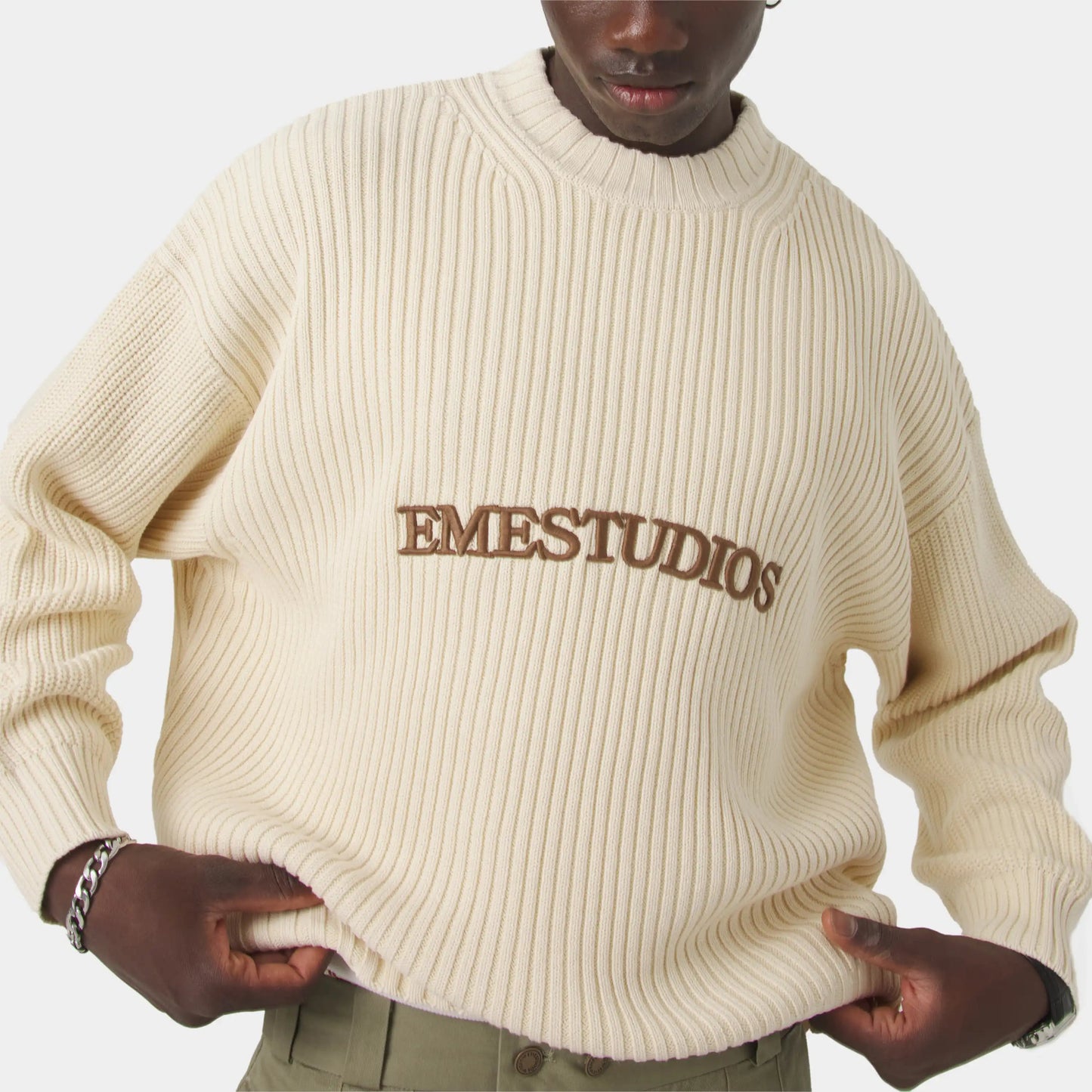 Sweater Eme Studios Yoss Turtledove Knit