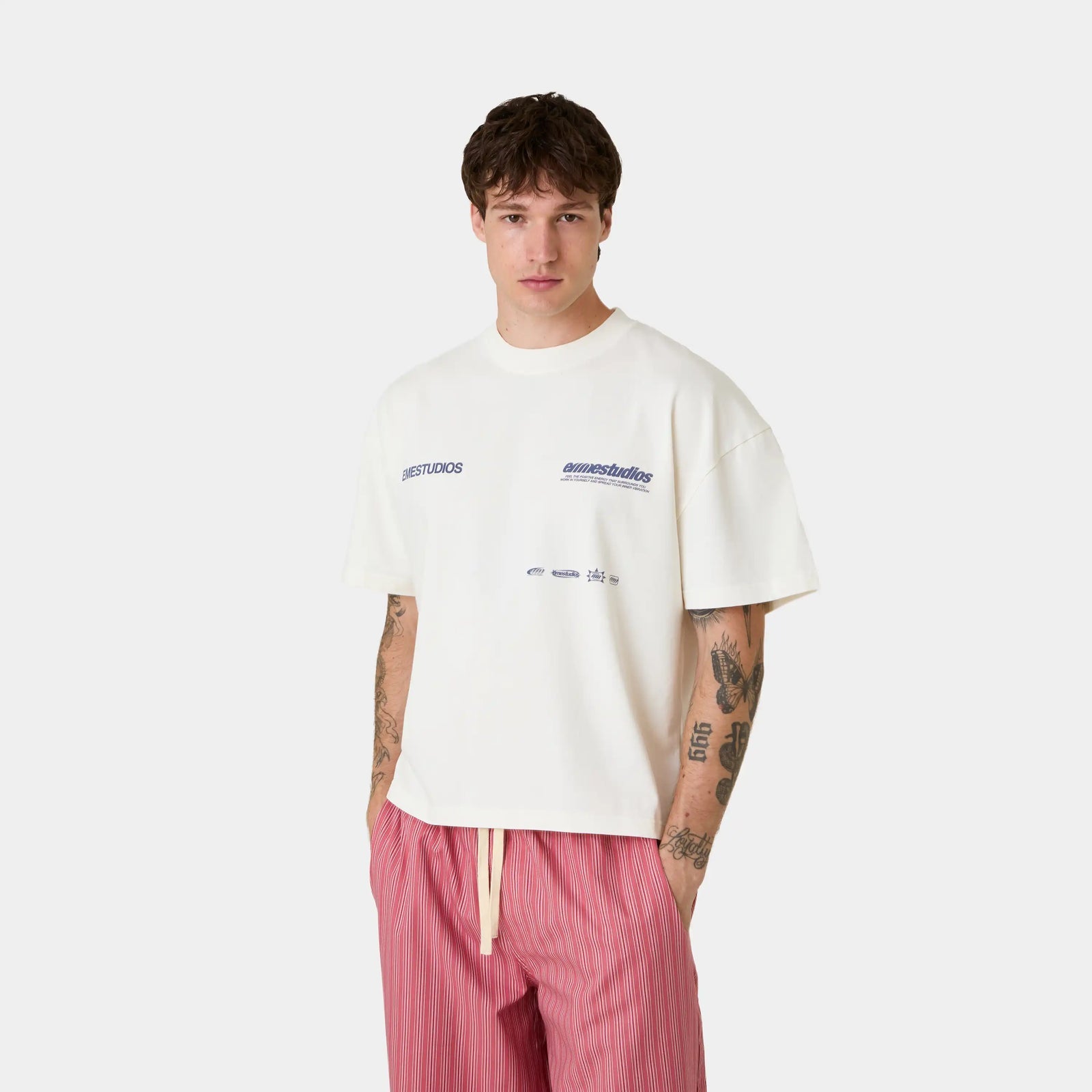 Polera Eme Studios Endless Off Sand Oversized