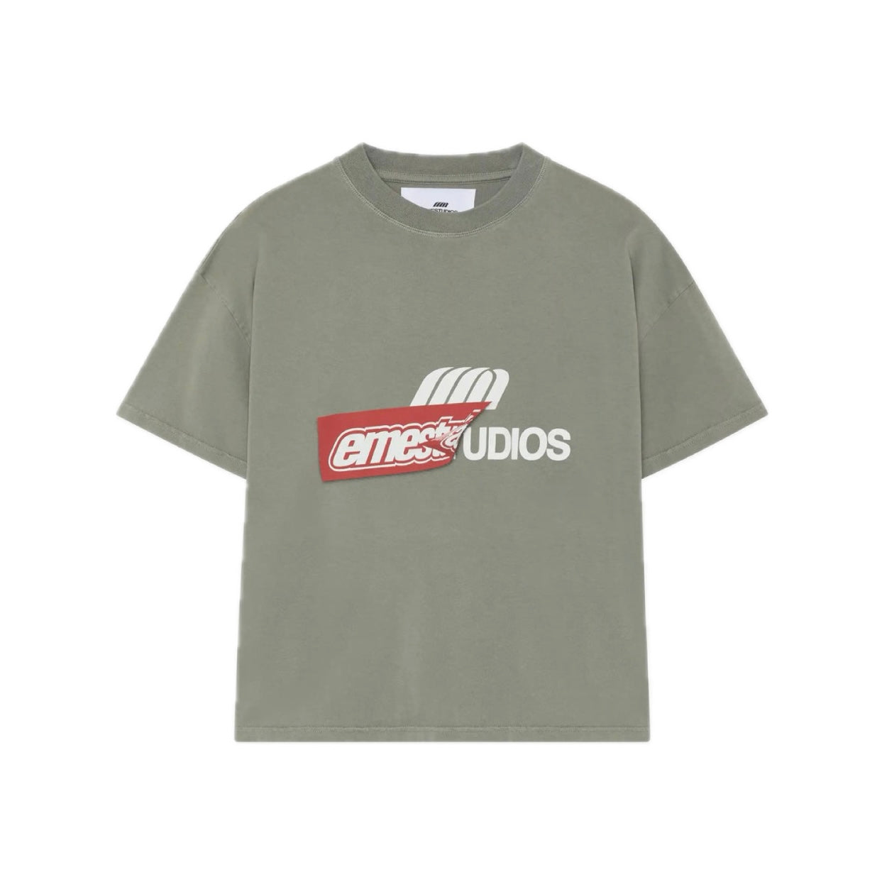 Polera Eme Studios Despiece Olive