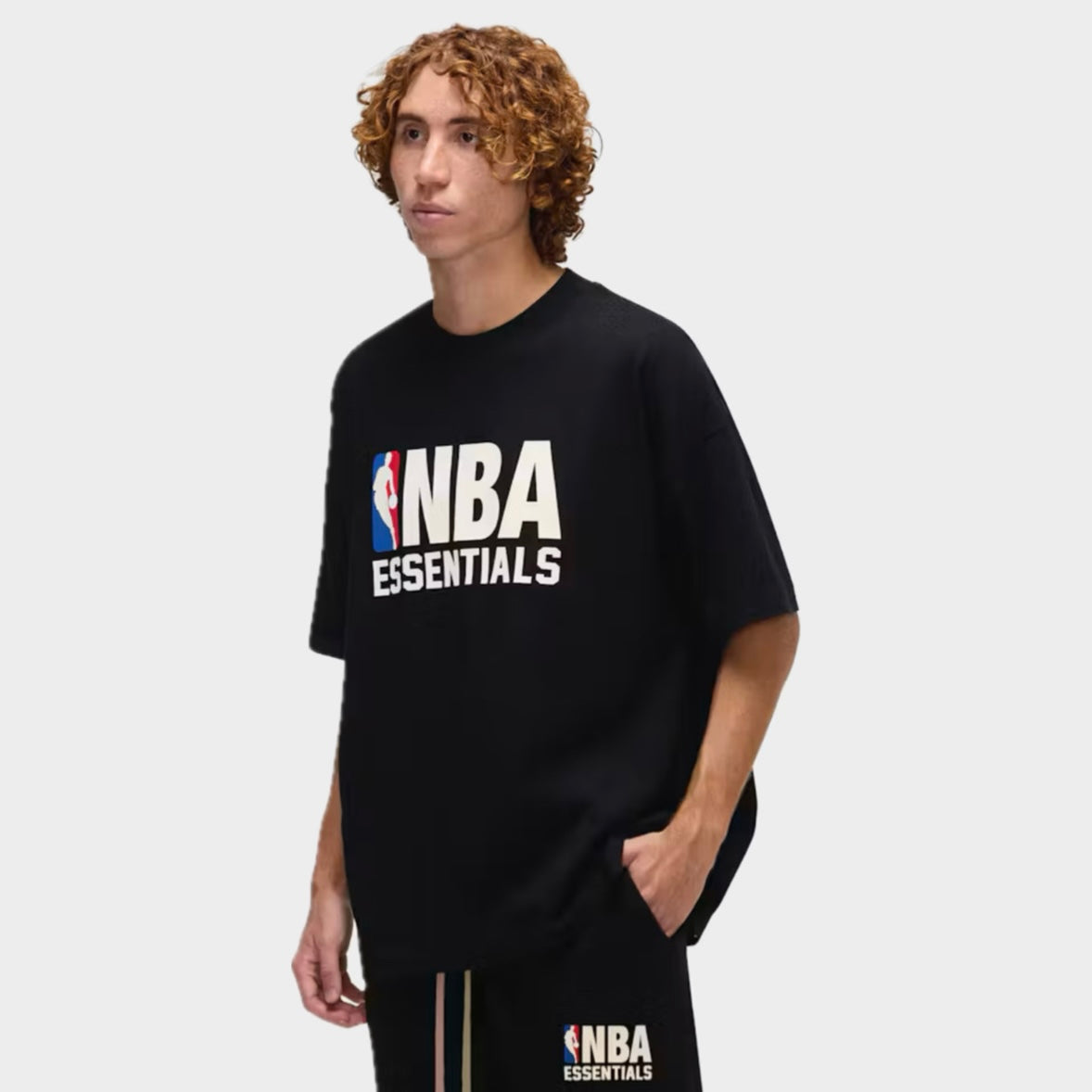 Polera Essentials NBA Black FW24