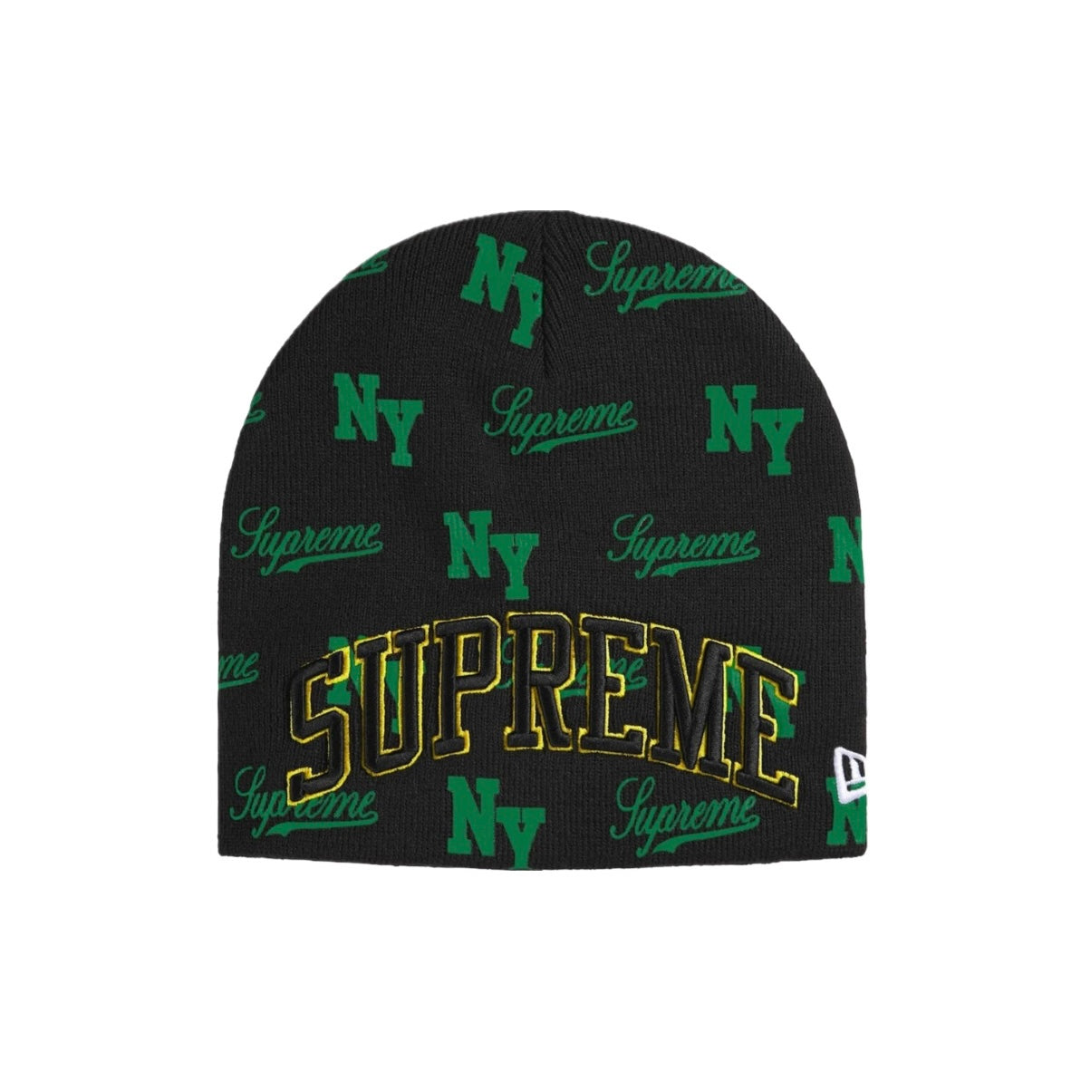Gorro Supreme x New Era Monogram Beanie Black