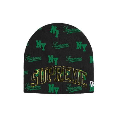 Gorro Supreme x New Era Monogram Beanie Black