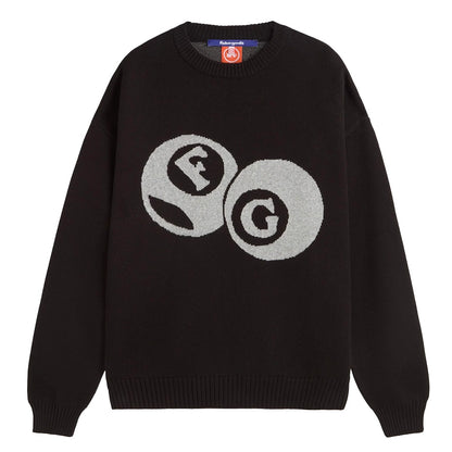Sweater Fake Gods Billiard Knitted Black