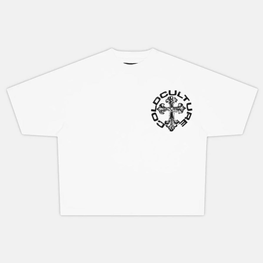 Polera Cold Culture Discharge White