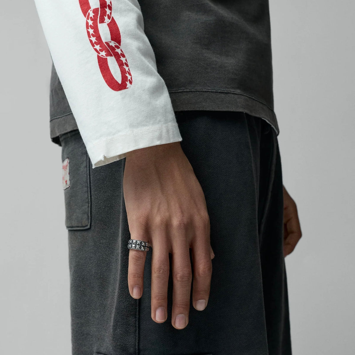 Anillo Twojeys Double Studded Ring