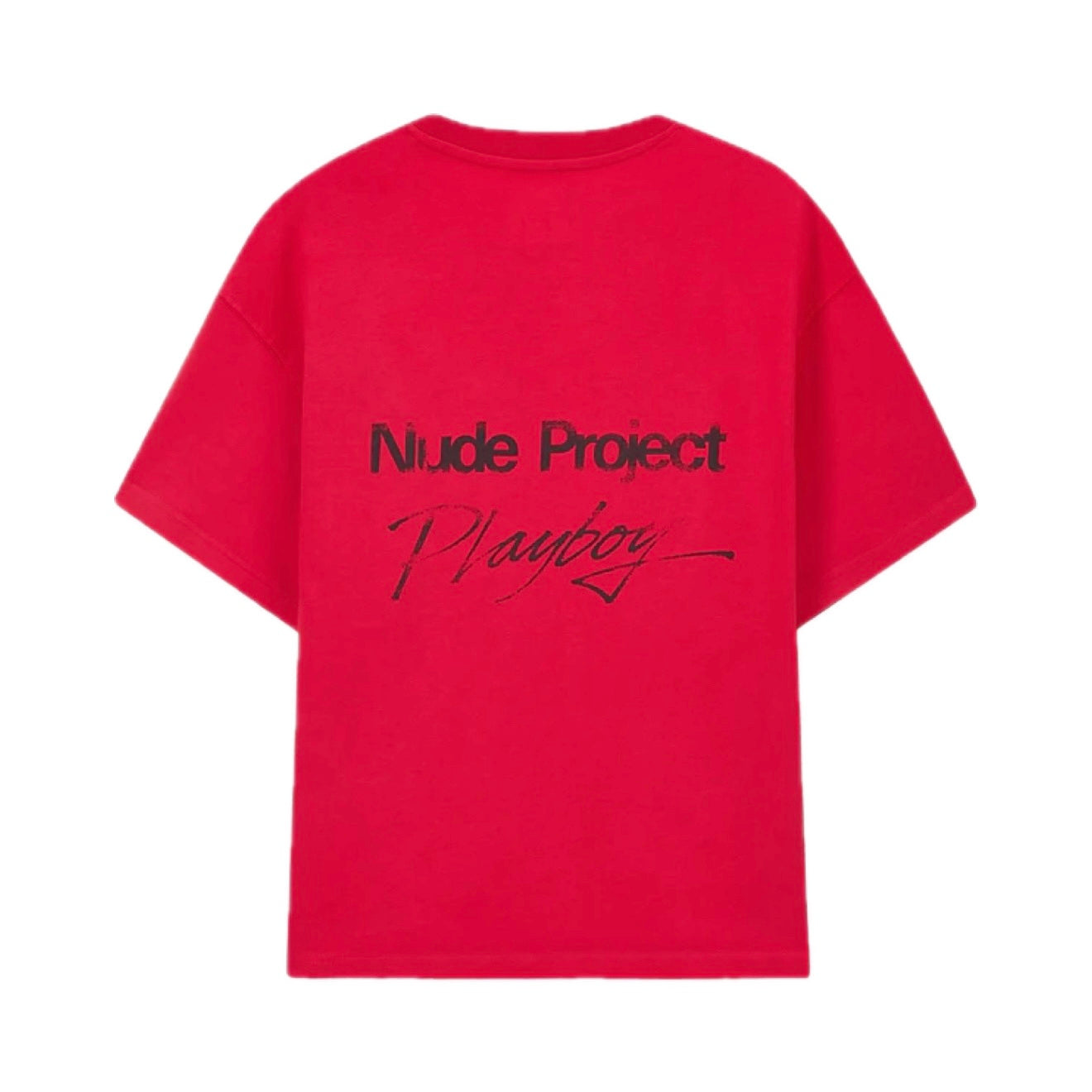 Polera Nude PlayBoy Big Bunny Red