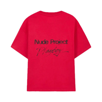 Polera Nude PlayBoy Big Bunny Red