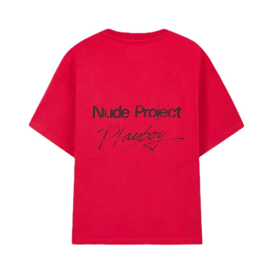 Polera Nude PlayBoy Big Bunny Red