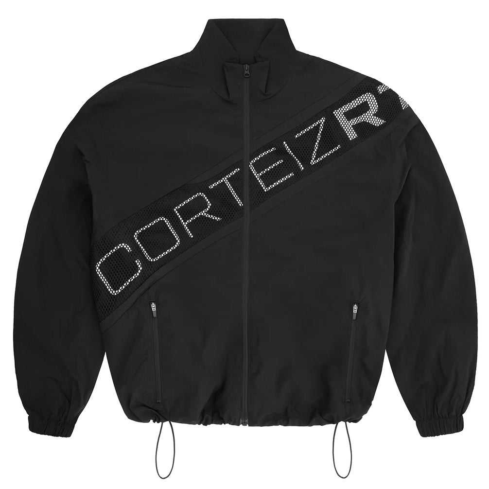Chaqueta Corteiz Bias Panel Shuku Jacket Black