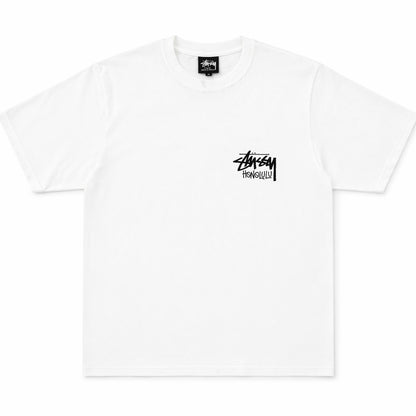 Polera Stussy Honolulu Chapter Tee Limited White