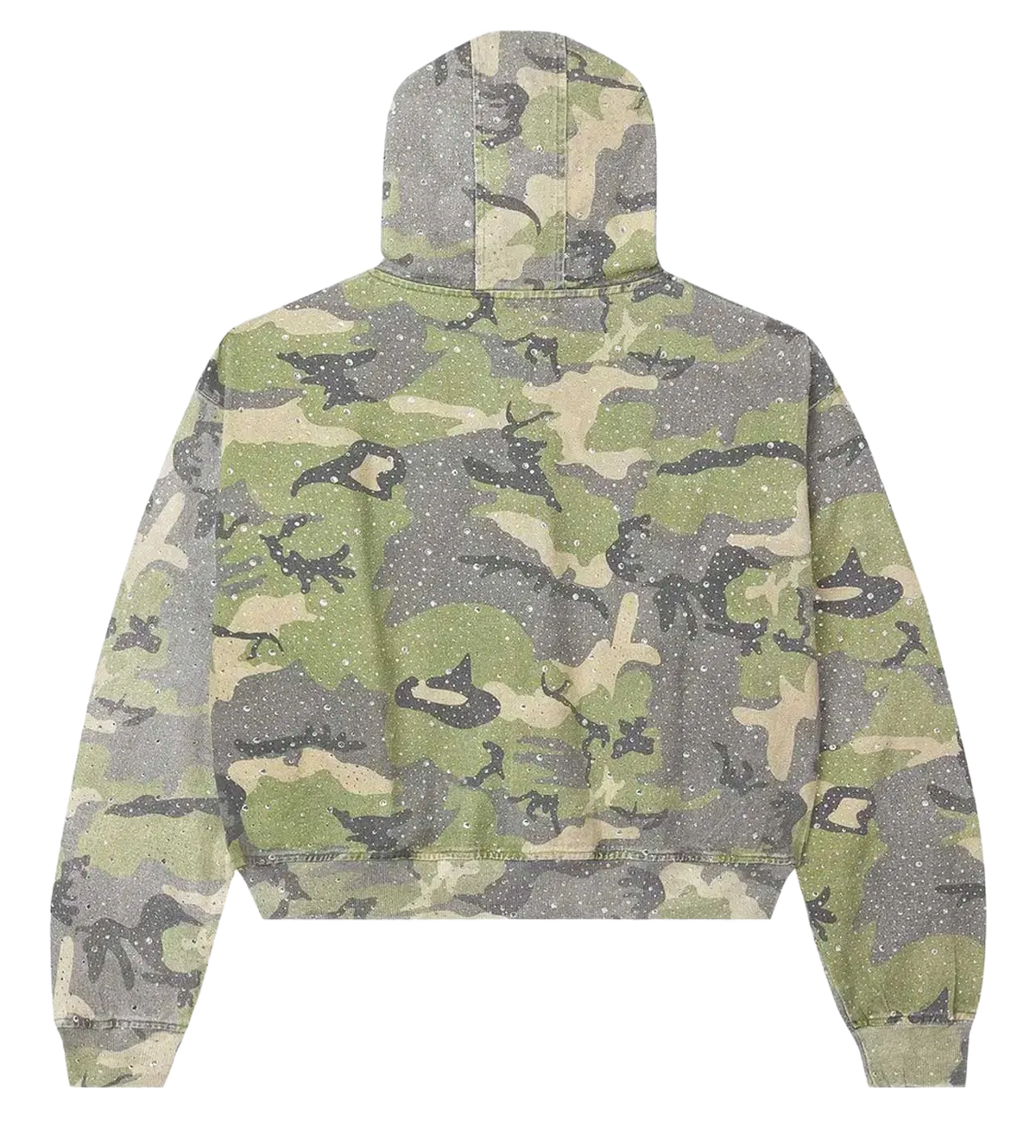 Poleron Vale Forever Valley Dreams Crystal Camo Work Jacket Green