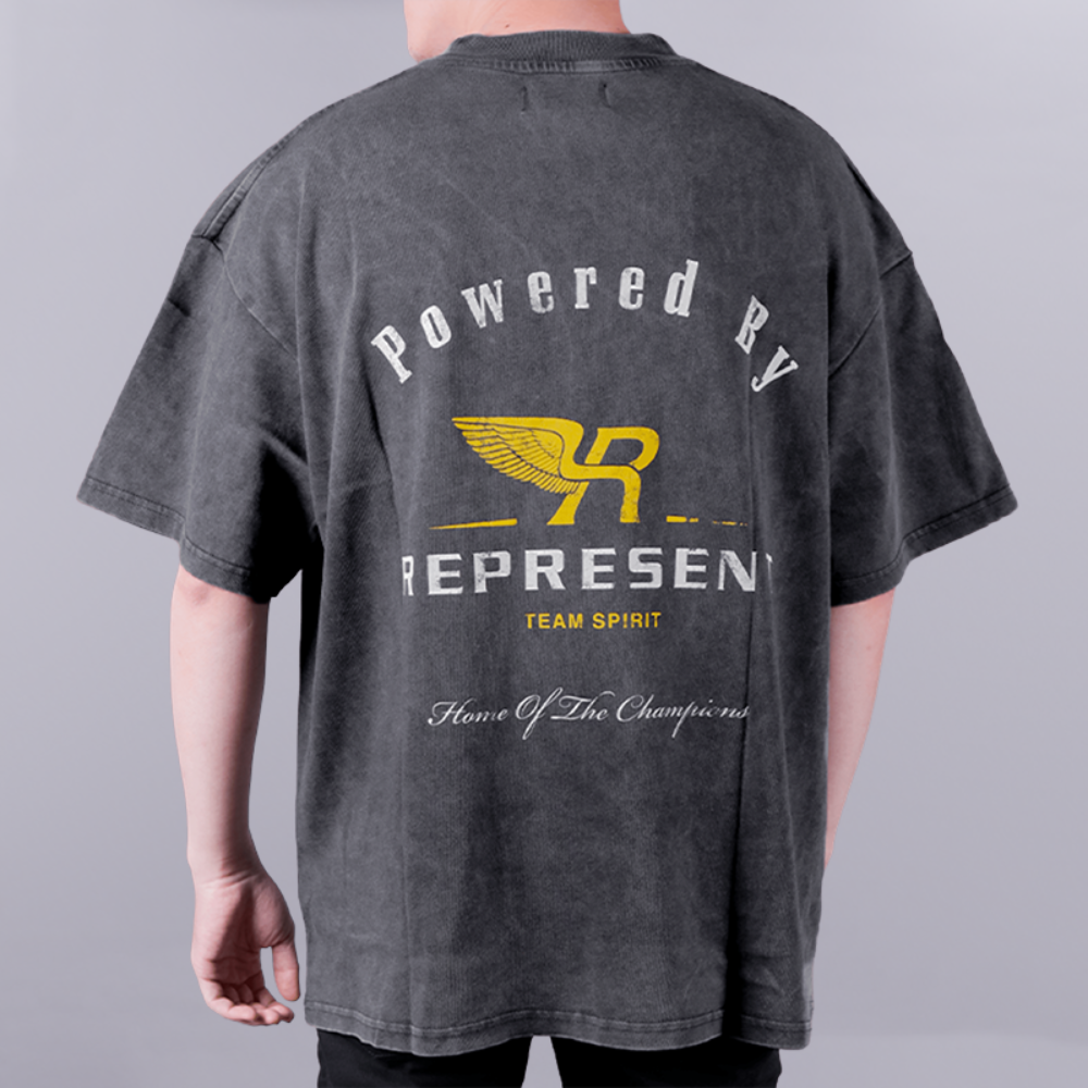 Represent Team Spirit T-shirt Vintage Grey