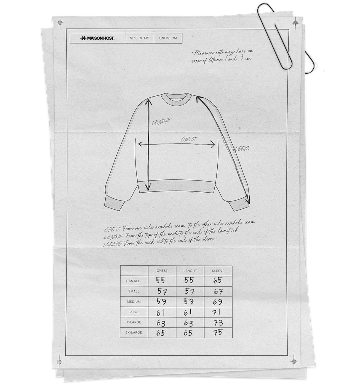 Sweater Maison Host Iconic MH Knit Ecru