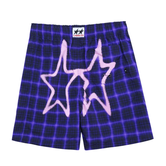 Short Twojeys x Cabrio Stars Checks