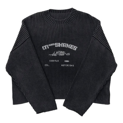 Sweater MilfShake Asterisk Knit Grey
