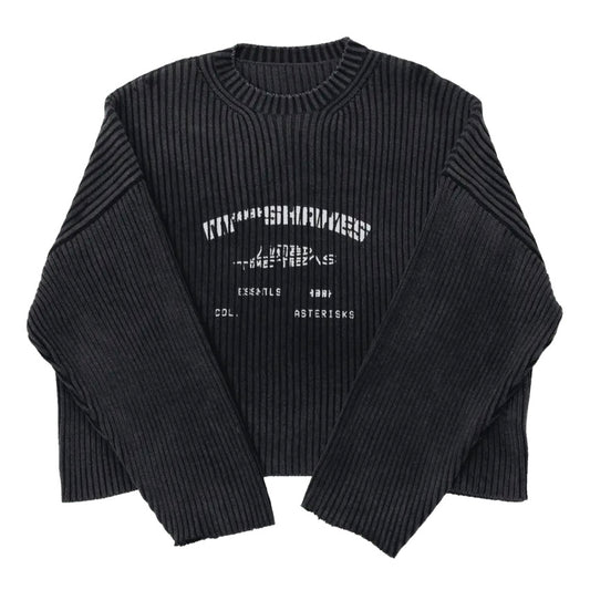 Sweater MilfShake Asterisk Knit Grey