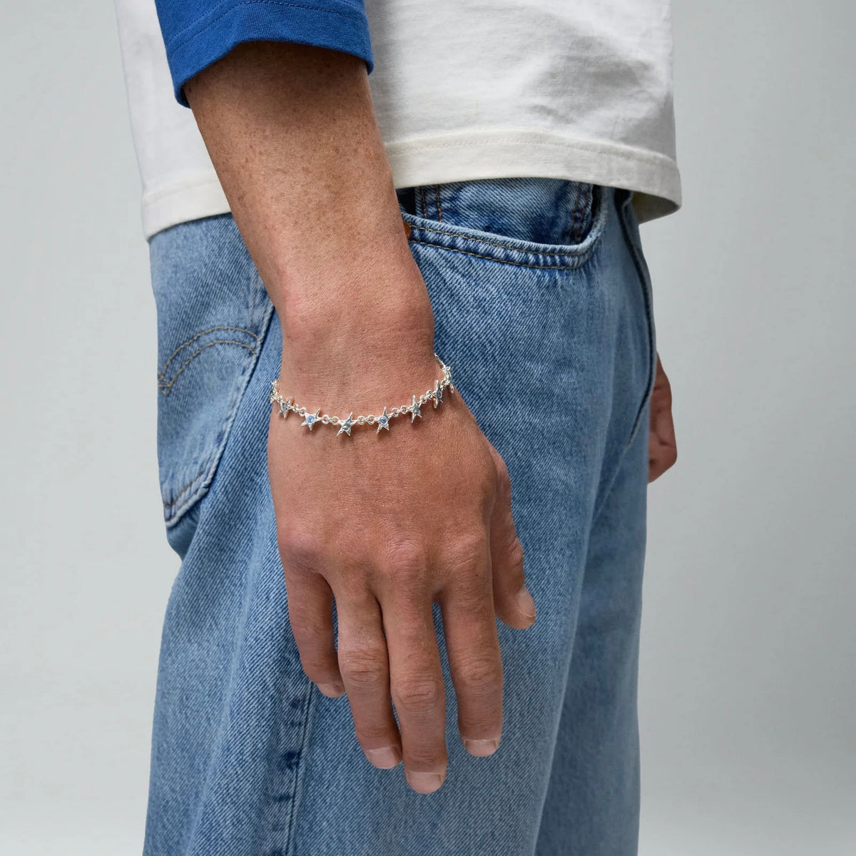 Pulsera Twojeys Organic Blue Stone Star Bracelet