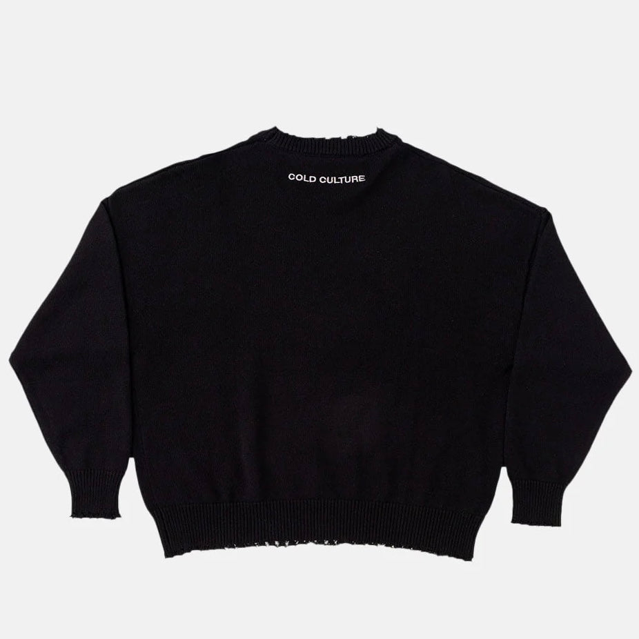 Sweater Cold Culture Stars Knit Black