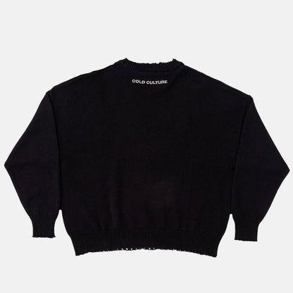 Sweater Cold Culture Stars Knit Black