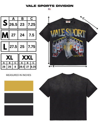Polera Vale Forever Valley Dreams Saturday Bling Black Tee