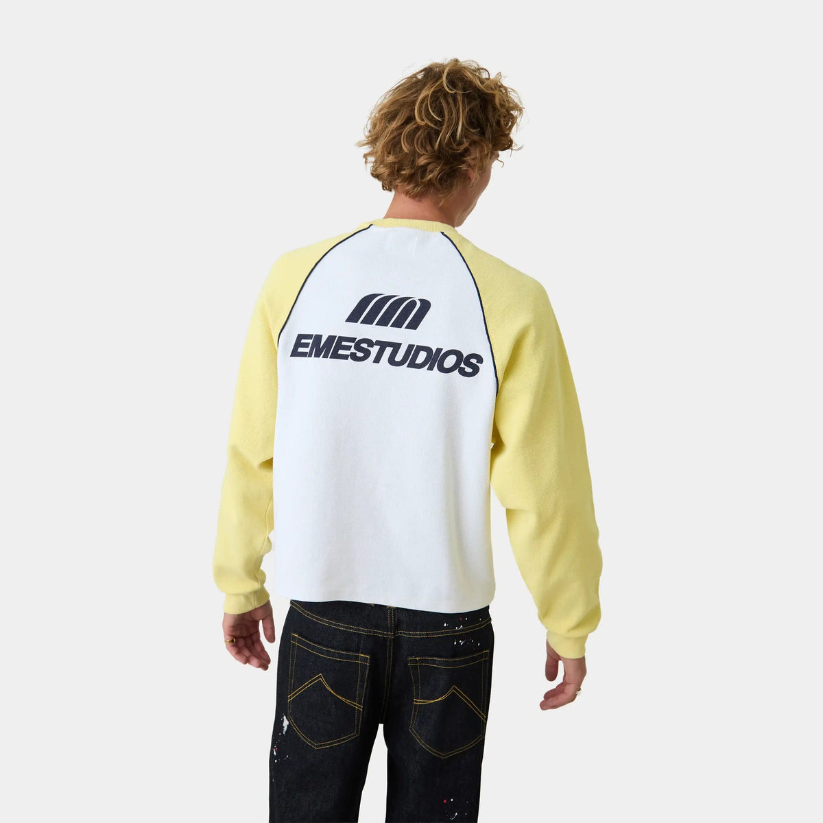 Polera Eme Studios Hanbal Lemon Waffle L/S