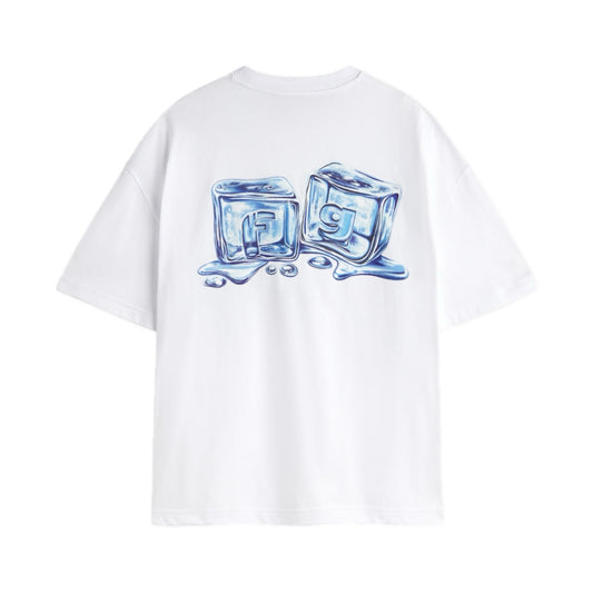 Polera Fake Gods Ice Cube White