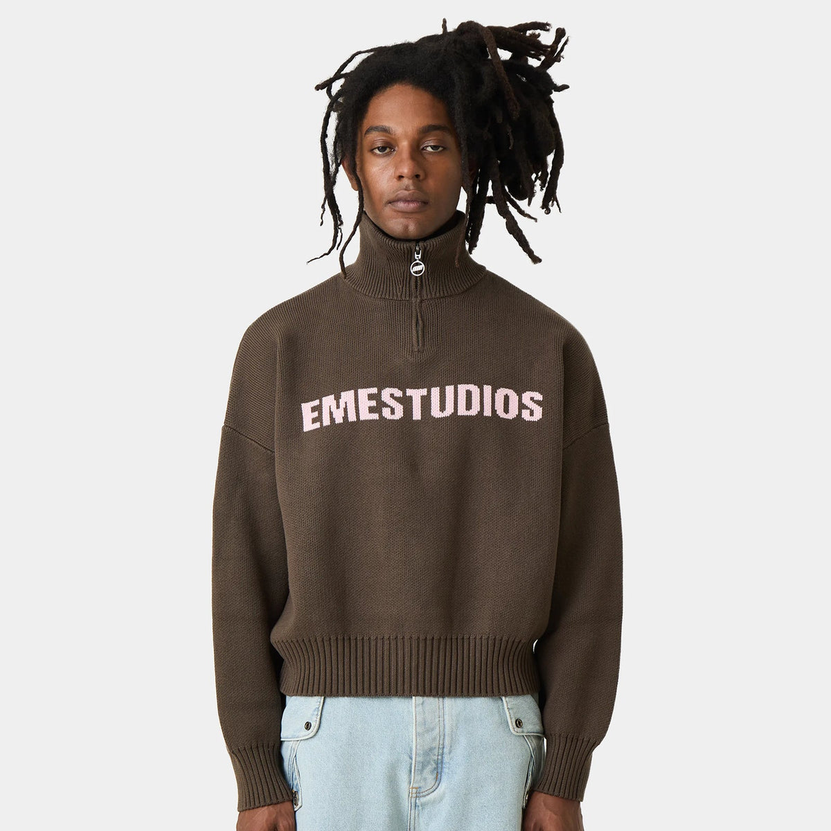 Sweater Eme Studios Hudson Lollipop Half Zip
