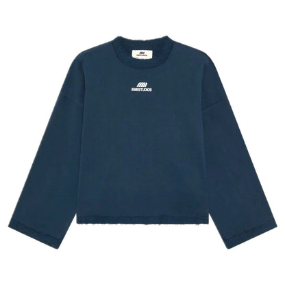 Poleron Eme Studios Suty Reverse Navy Crewneck