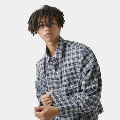 Camisa Eme Studios Ivy Navy Boxy Shirt