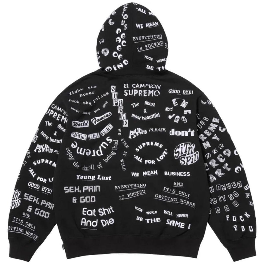 Poleron Supreme Too Deadly Hooded Black SS26