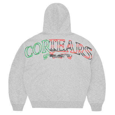Poleron Corteiz x Denim Tears Cortears Royale Zip Hoodie Grey