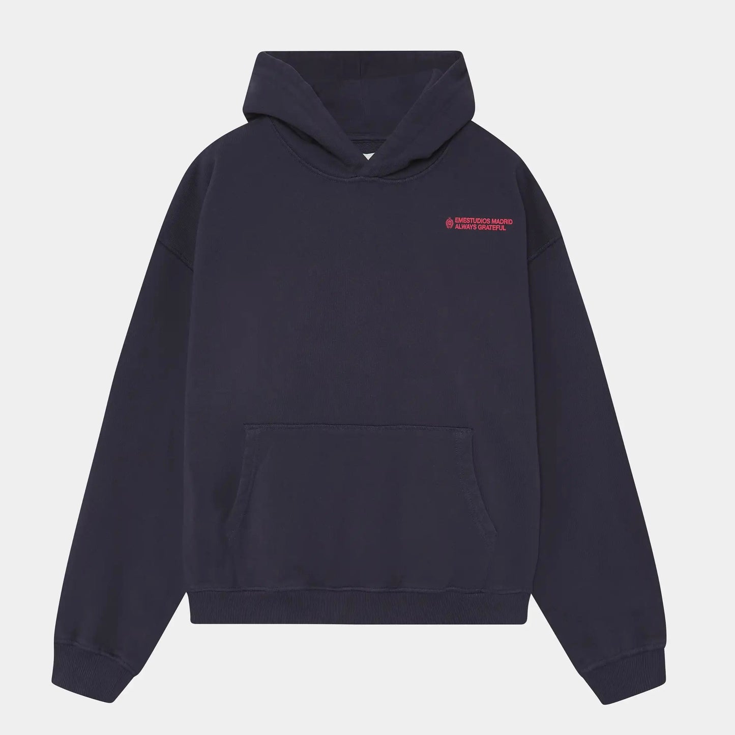 Poleron Eme Studios West Navy Oversized Hoodie