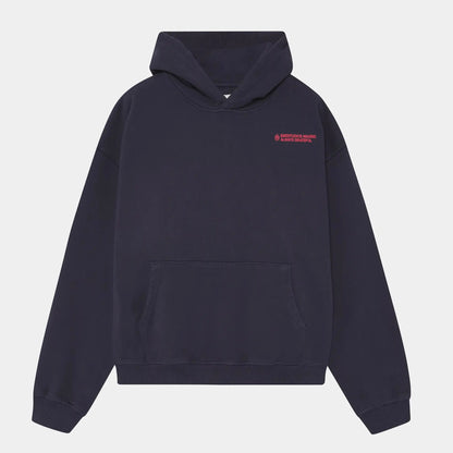 Poleron Eme Studios West Navy Oversized Hoodie