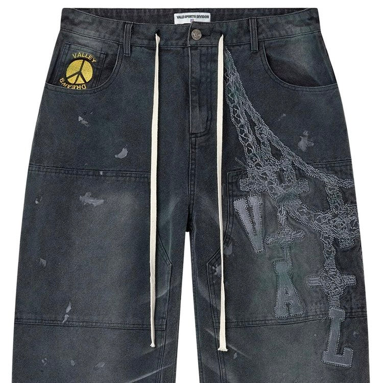 Pantalon Valley Dreams Chain Painters Asphalt